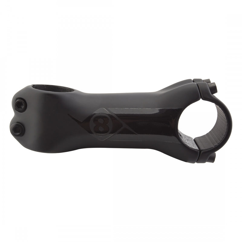 Load image into Gallery viewer, Origin8 Swift Stem Bar Clamp 31.8mm 100mm +/-7 Deg Black Carbon Fiber Road
