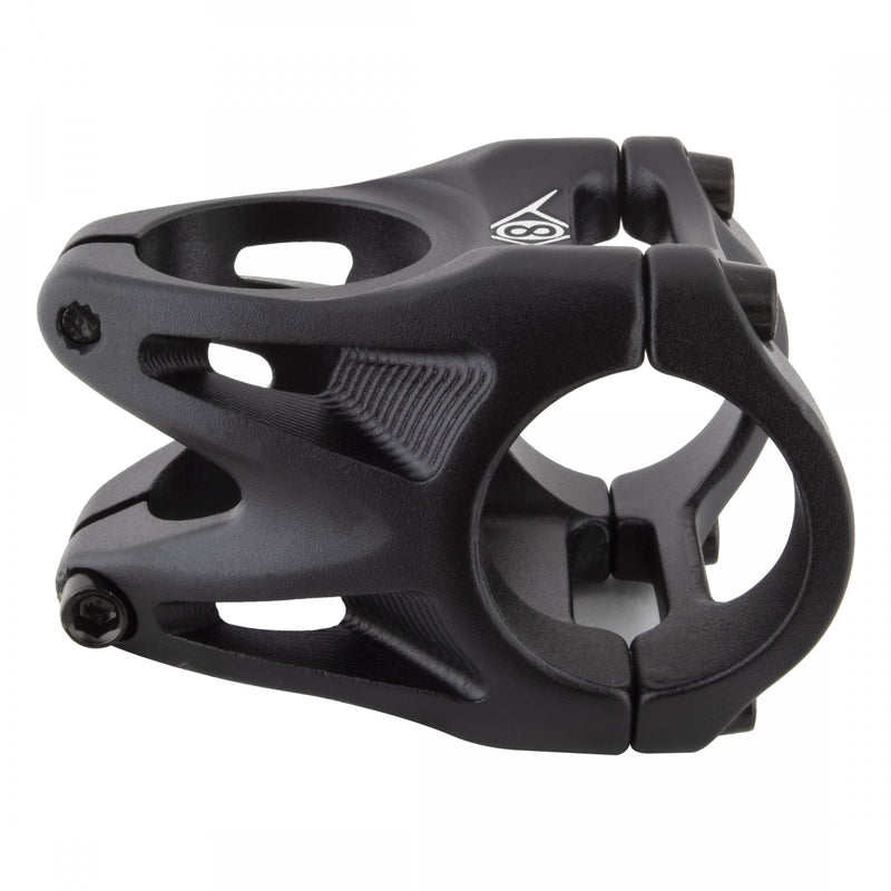 Load image into Gallery viewer, Origin8 Throwdown Stem 31.8 mm 35mm 0 Deg Black Aluminum MTB Lightweight