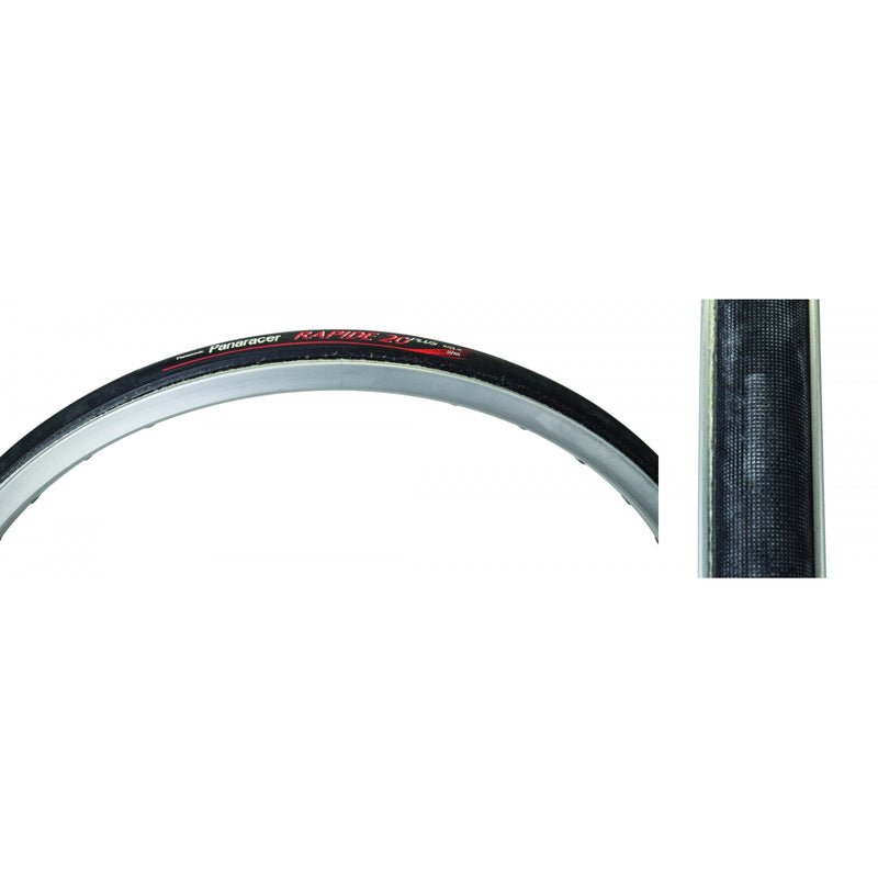 Load image into Gallery viewer, Pack of 2 Panaracer Rapide Plus 20 x 18mm PSI 100 Tubular 100 Black/Black