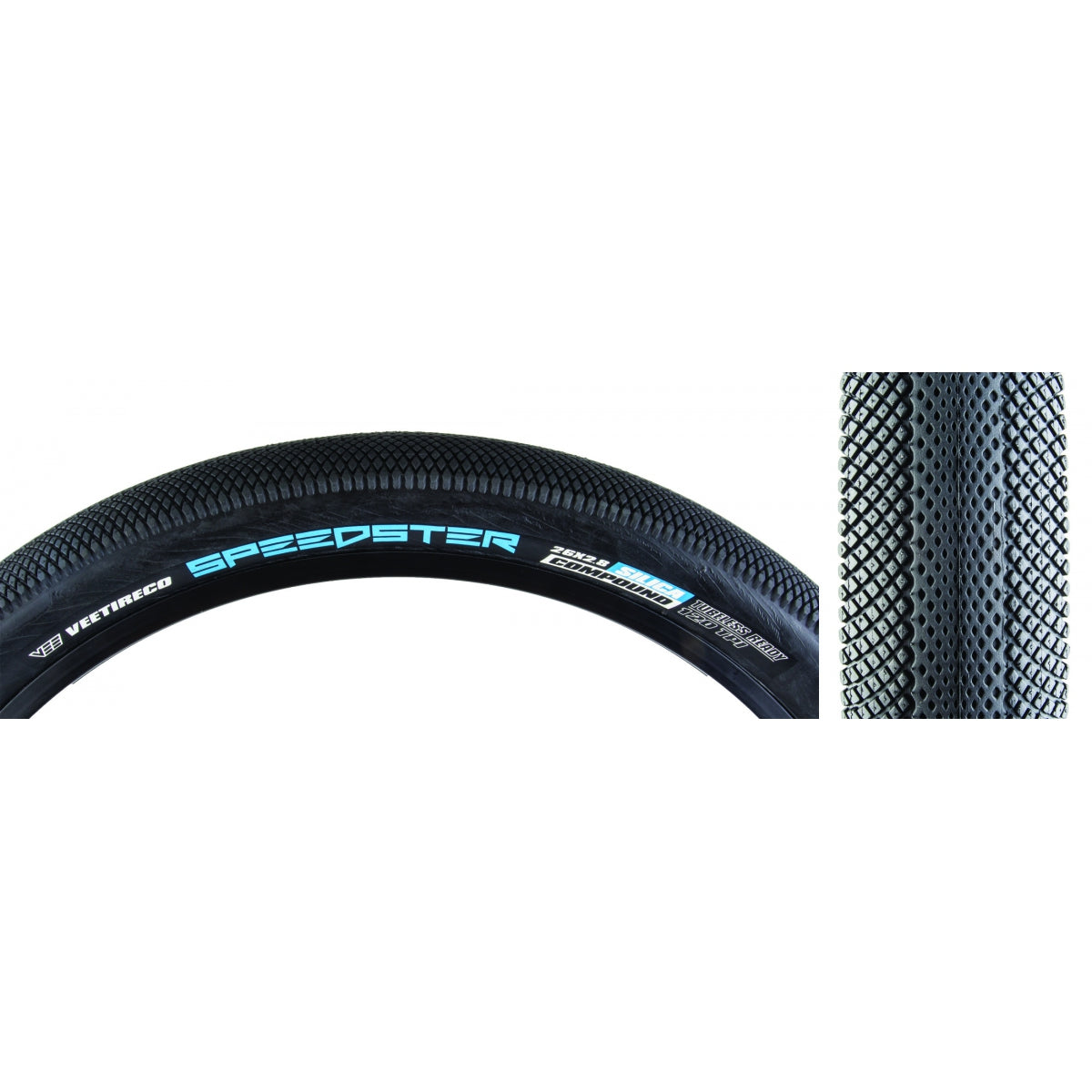 Vee Tire Speedster 26x2.8 Fold TPI BMX & Urban Cycling Black – 365