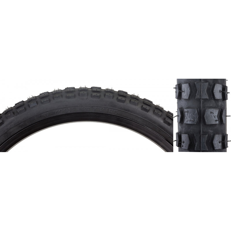 Load image into Gallery viewer, Pack of 2 Sunlite MX 20 x 2.125 Clincher Wire 40 Black/Black Reflective BMX Bike