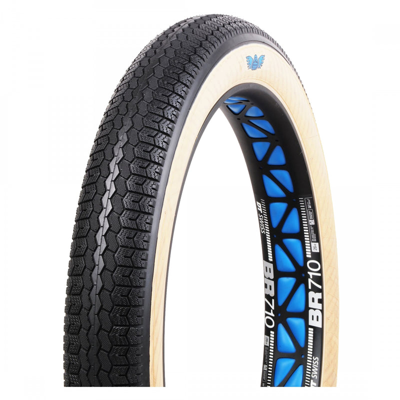 Load image into Gallery viewer, SE Bikes Chicane 26 x 3.5 Clincher Wire TPI 20 Black/Tan Reflective BMX Bike