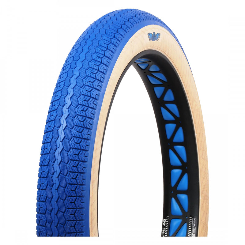Load image into Gallery viewer, SE Bikes Chicane 26 x 3.5 Clincher Wire TPI 20 Bu/Tan Reflective BMX