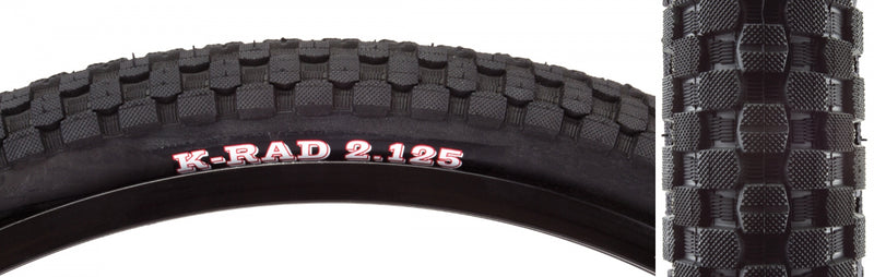 Load image into Gallery viewer, Pack of 2 Kenda KRad Sport 24x2.125 Clincher Wire TPI 65 Black/Bsk Reflective