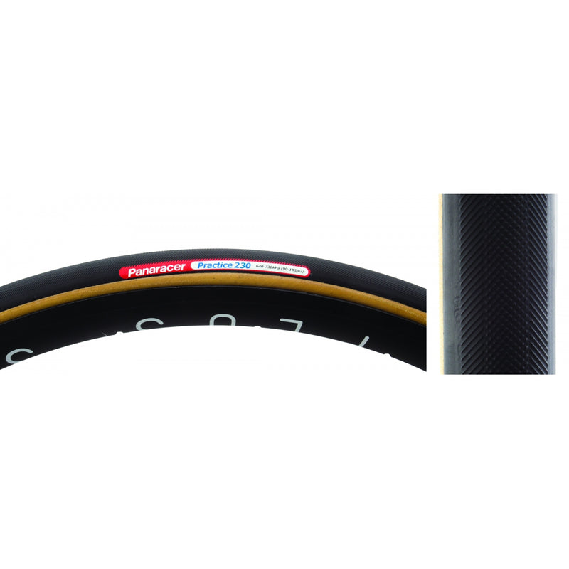 Load image into Gallery viewer, Pack of 2 Panaracer Practice 650x19 TPI 220 PSI 105 Tubular Black/Ysk Reflective