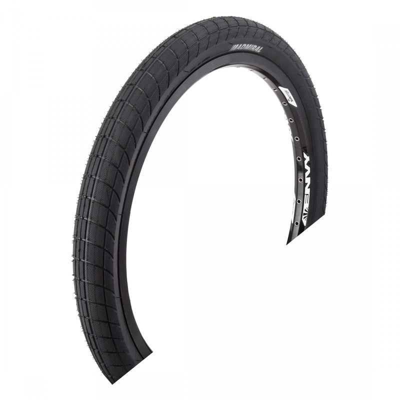 Load image into Gallery viewer, Kenda Admiral Sport 20 x 2.1 Clincher Wire TPI 100 Black/Black Reflective BMX