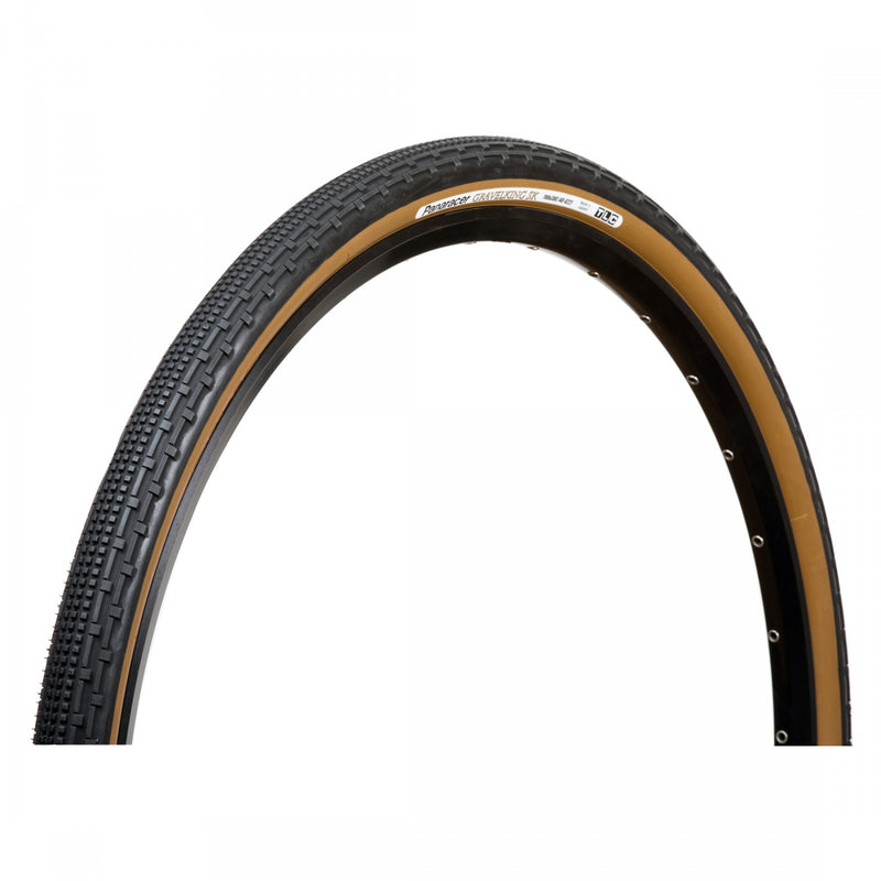 Load image into Gallery viewer, Panaracer GravelKing SK Plus Tire 700 x 43 Tubeless Blk/Brown ProTite Protection
