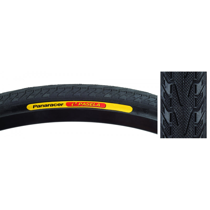 Load image into Gallery viewer, Pack of 2 Panaracer Pasela 20x1.5 Clincher Wire TPI 75 Black/Bsk Reflective BMX