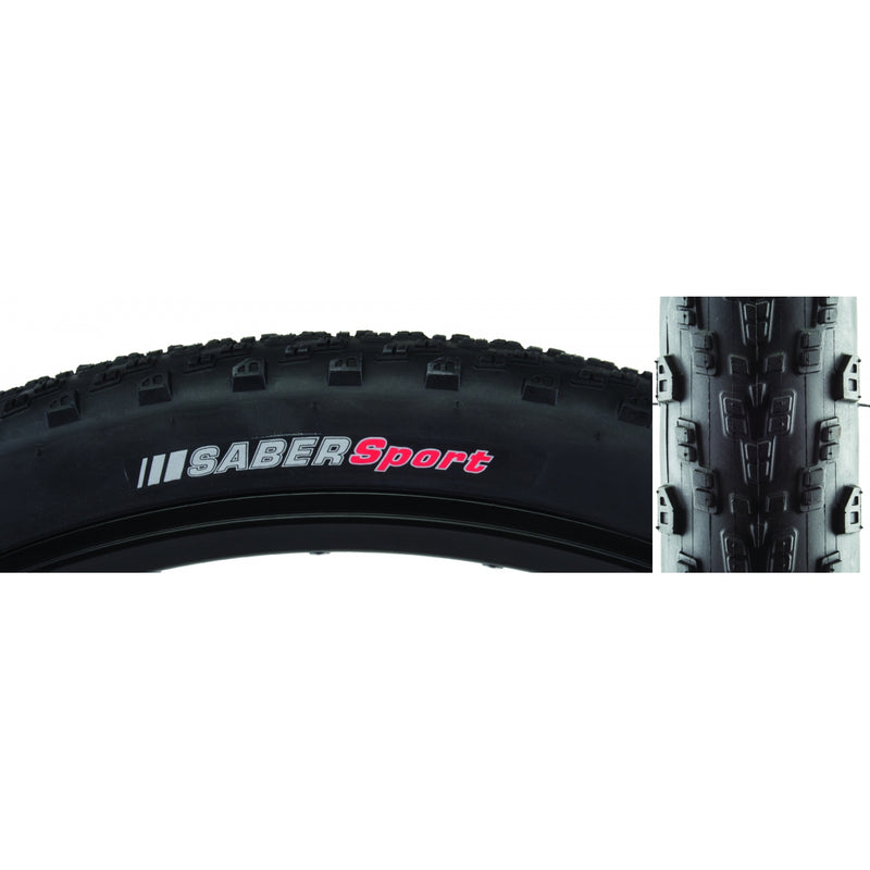 Load image into Gallery viewer, Pack of 2 Kenda Saber Sport 29x2.2 Clincher Wire TPI 45 Black/Bsk Reflective