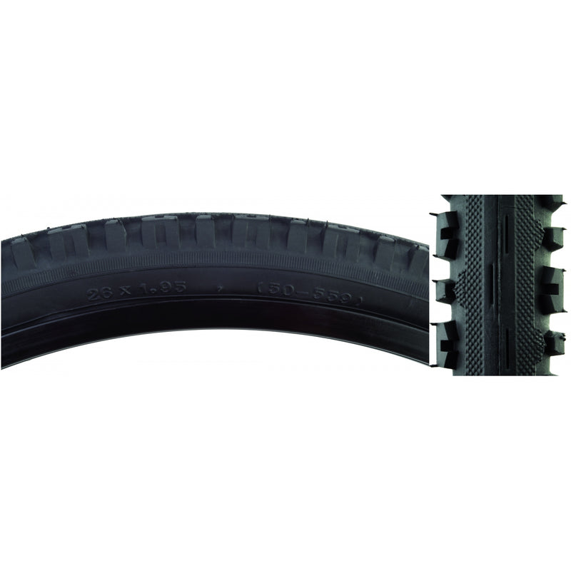 Load image into Gallery viewer, Pack of 2 Sunlite Kross Plus 26x1.95 Clincher Fold TPI 65 Black/Black Reflective