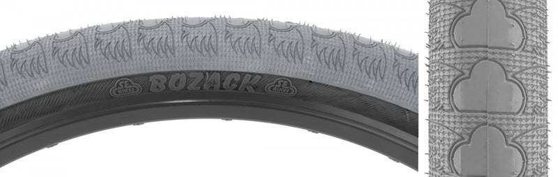 Load image into Gallery viewer, Pack of 2 SE Bikes Bozack 24 x 2.4 Clincher Wire TPI Gy/Black Reflective BMX