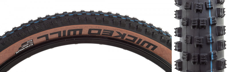 Load image into Gallery viewer, Pack of 2 Schwalbe Wicked Will 29x2.4 Tubeless PSI 50 TPI 67 Black/Ysk