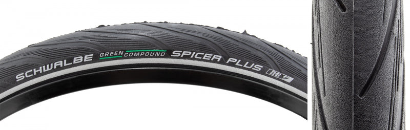 Load image into Gallery viewer, Pack of 2 Schwalbe Spicer+ Active Lite PG 26x1.5 Wire TPI 85 Black/Black Ref