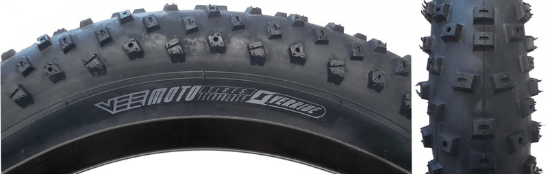Load image into Gallery viewer, Pack of 2 Vee Tire & Rubber Snowball 20x4.0 Wire TPI 36 Bk/Blk