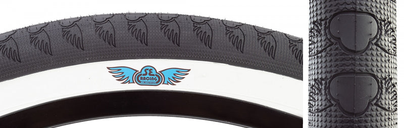 Load image into Gallery viewer, Se Bikes Bozack 32x2.4 Wire TPI Bike Tires Durable, Fast-Rolling All-Terrain Sweatproof Cycling Tires for Street & BMX Use