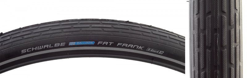 Load image into Gallery viewer, Schwalbe Fat Frank 29x2.0" Urban Cruiser Tire with Green Compound & KevlarGuard Flat Protection (Pack of 2)