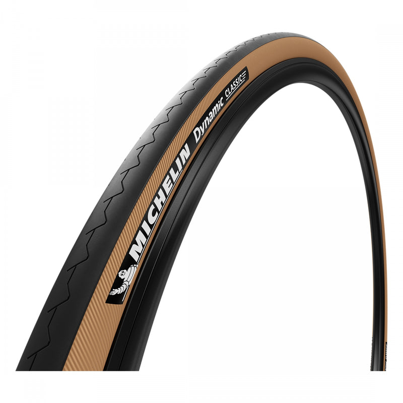 Load image into Gallery viewer, Pack of 2 Michelin Dynamic Classic Tire 700 x 25 Clincher Wire Black/Tan Road Bike