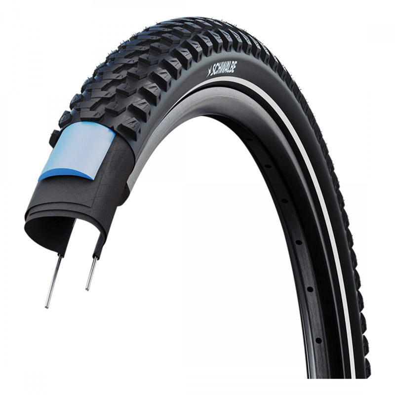 Load image into Gallery viewer, Schwalbe Marathon Plus MTB Performance Twin SmartGuard 27.5x2.1 Puncture-Resistant E-Bike Tire Bundle