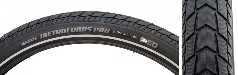 Load image into Gallery viewer, Maxxis Metroloads Pro 27.5x2.4 Bike Tires - Durable Wire Bead, All-Weather Trail & Commuter Use