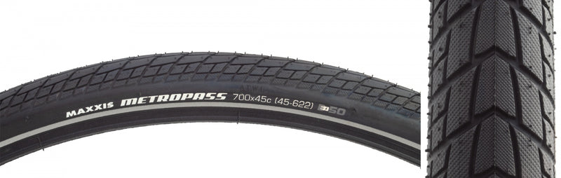 Load image into Gallery viewer, Maxxis Metropass 700x45 Bike Tire Bundle Durable Wire-Bead Commuter & Touring Tires