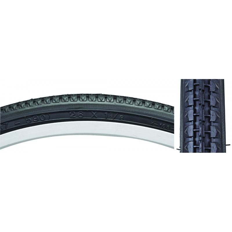 Load image into Gallery viewer, Sunlite-Street-Classic-26-in-1-3-8-in-Wire-TIRE2624-Wire-Bead-Tires