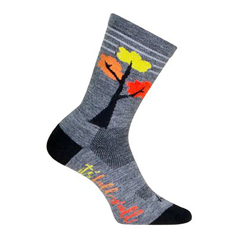 Load image into Gallery viewer, Sockguy Fall Y'all Wool Socks, 9-13, Gray