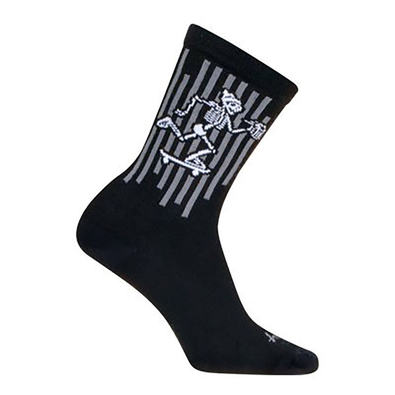 Load image into Gallery viewer, Sockguy Hip Bones Socks, 5-9, Black