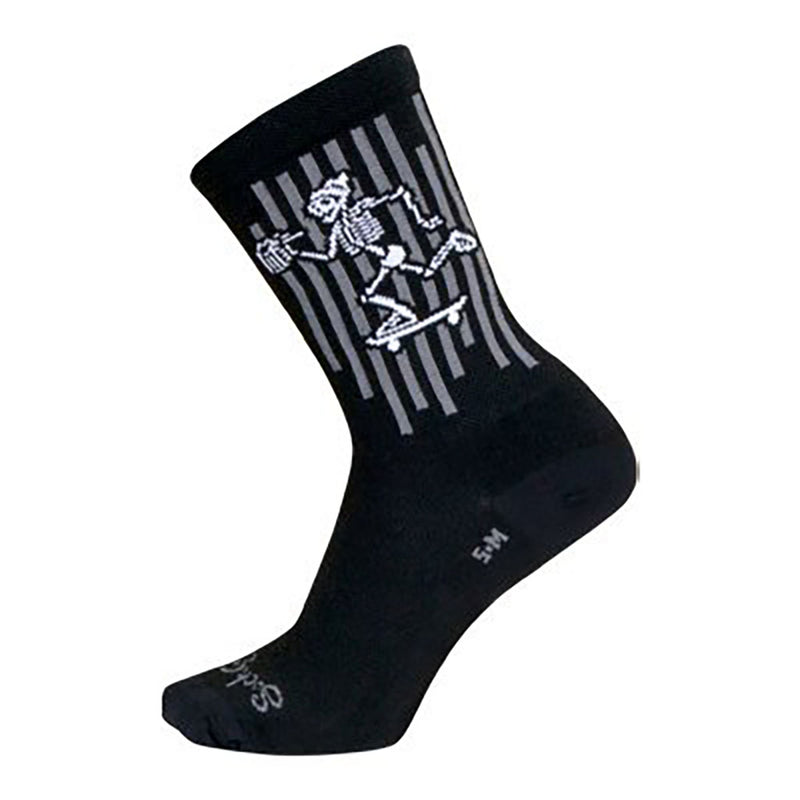 Load image into Gallery viewer, Sockguy Hip Bones Socks, 9-13, Black