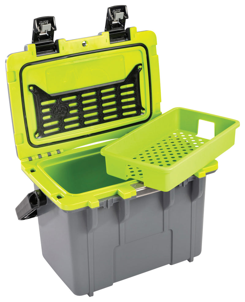 Load image into Gallery viewer, Stay Cool in Style with the Pelican 14qt Elite Cooler in Gray/Green