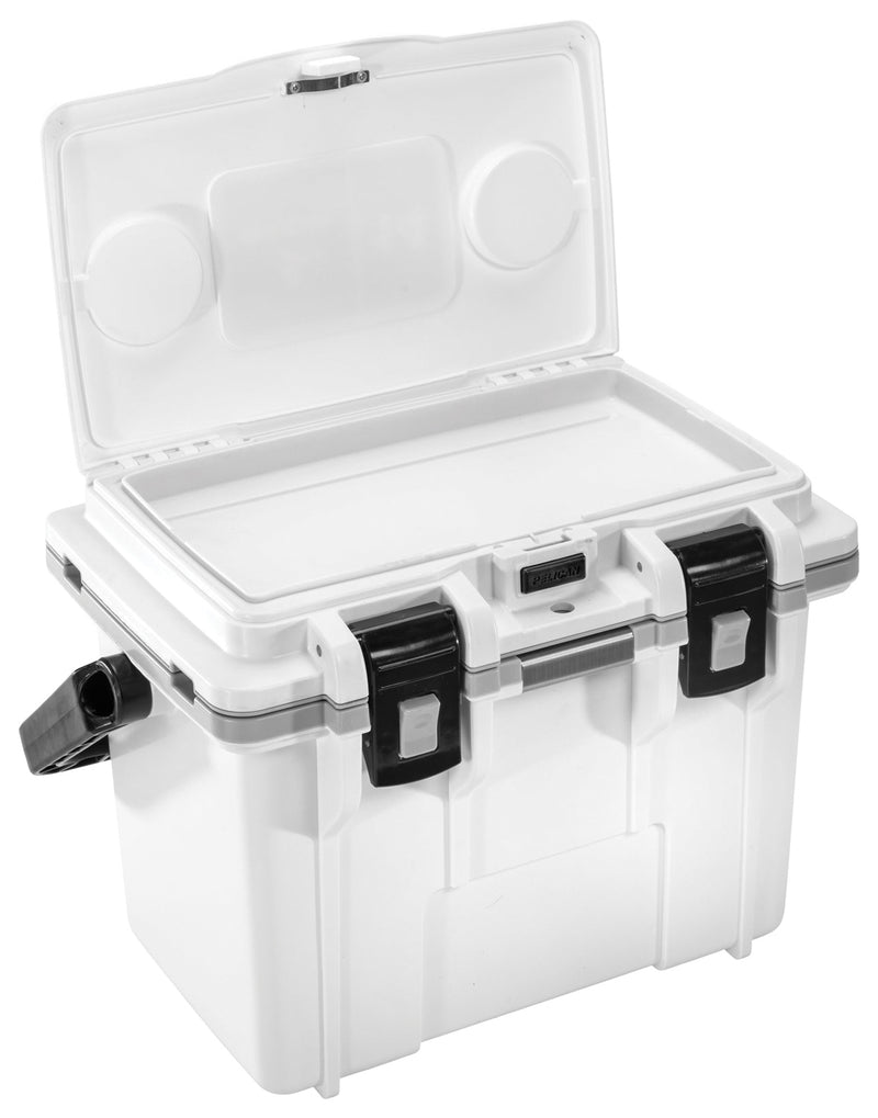 Load image into Gallery viewer, Premium Performance: Pelican 14qt Elite Cooler in White/Gray