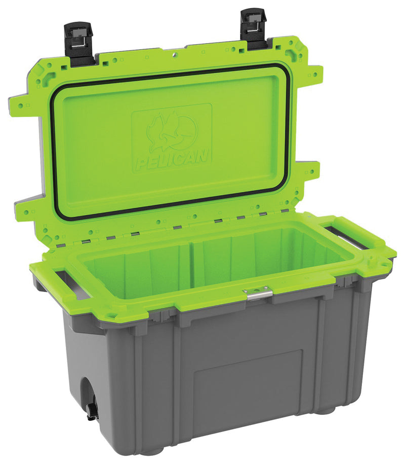 Load image into Gallery viewer, Pelican 70qt Elite Cooler Gray/green