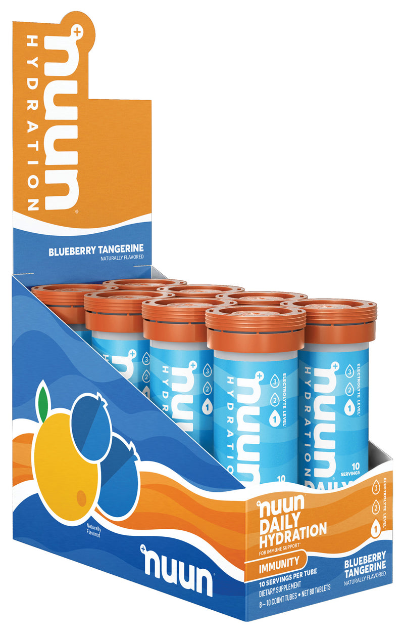 Load image into Gallery viewer, Nuun Immunity Blueberry/Tangerine Tabs: Sport & Recovery Drink Pack of 8