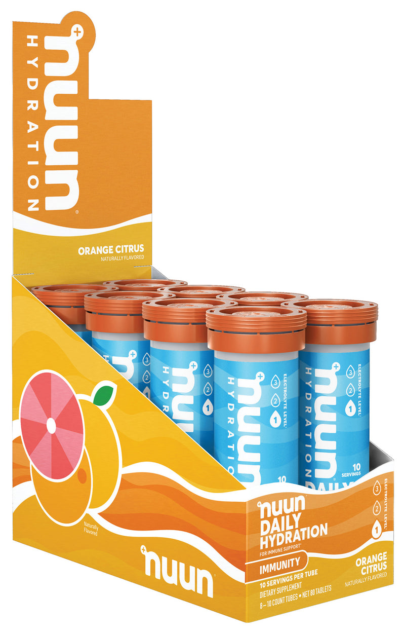 Load image into Gallery viewer, Nuun Immunity Orange/Citrus Tabs: Sport & Recovery Drink for Enhanced Immune Support Pack of 8
