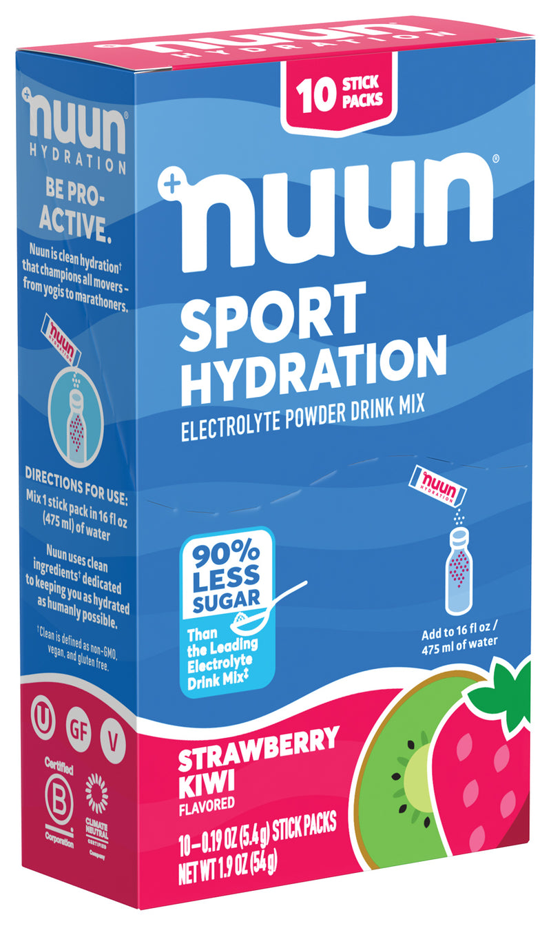 Load image into Gallery viewer, Nuun Sport Straw Kiwi Powder: Hydration and Electrolyte Boost for Active Lifestyles Pack of 10
