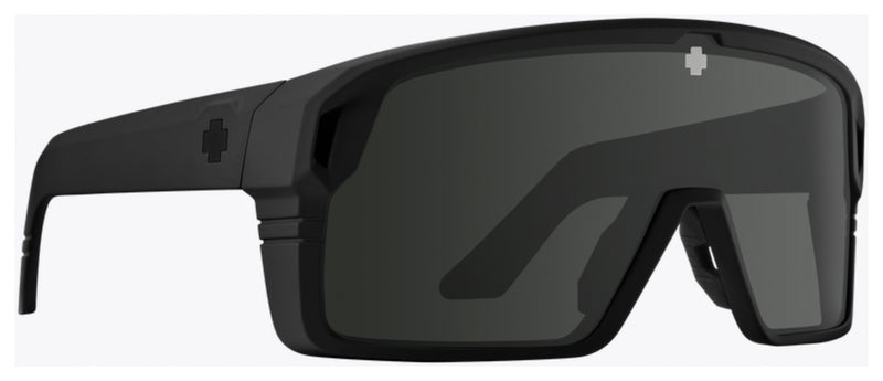Load image into Gallery viewer, SPY+ Monolith Sunglasses Matte Blk Happy Gray Green w/ Blk Spectra Mirror Lenses