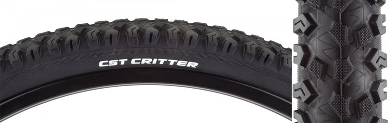 Load image into Gallery viewer, Pack of 2 Cst Premium Critter 29x2.1 Clincher Wire TPI 65 Black/Bsk Reflective