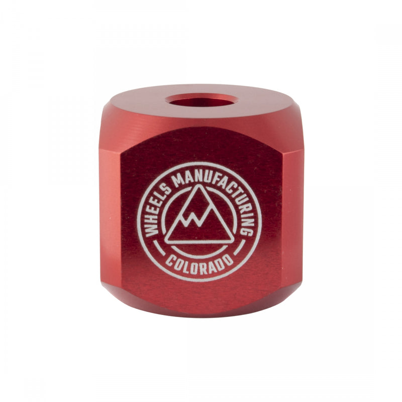 Load image into Gallery viewer, Wheels Manufacturing Adjustable Press Stop Mini Bearing Press Red 3/8in ACME Threaded Rods BP0022