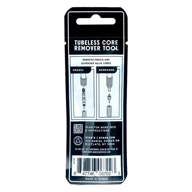 Load image into Gallery viewer, Stans Tubeless Core Remover Tool Valve Core Remover Red PV/SV