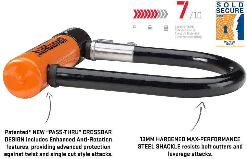 Load image into Gallery viewer, Kryptonite Evolution Series U-Lock 3.25 x 5.5" Black Includes Bracket