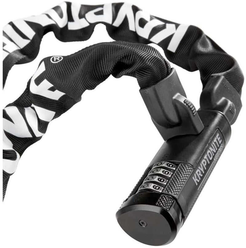 Load image into Gallery viewer, Kryptonite Keeper 790 Chain Lock with Combination 90cm End Link Design