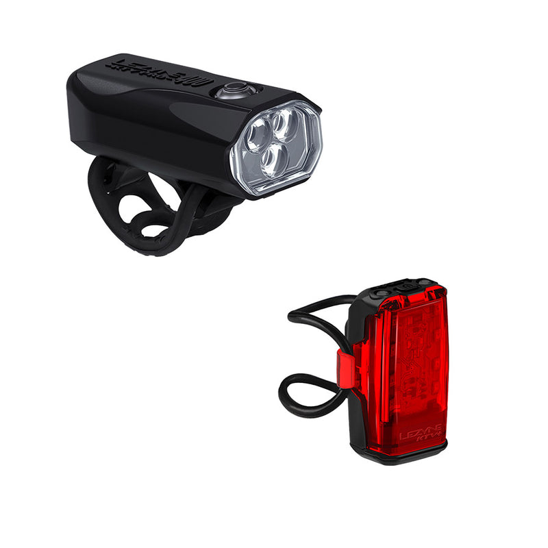 Load image into Gallery viewer, Lezyne-KTV-Drive-Pro-400-KTV-Drive-Pair-Headlight-&-Taillight-Set-Flash-HDLG1082