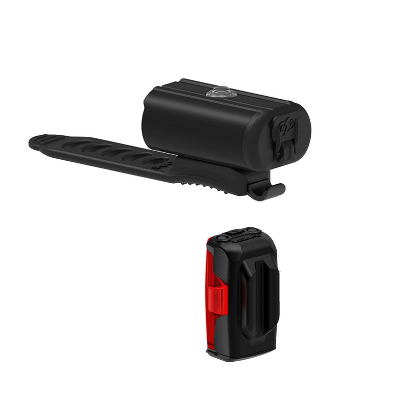 Load image into Gallery viewer, Lezyne Mini Drive 450+ and KTV Drive Pro+ Light Pair, Black