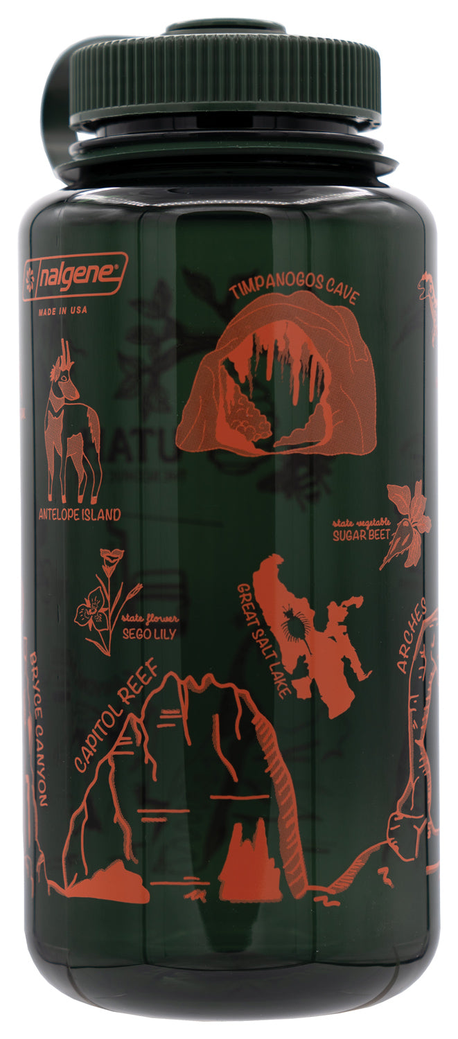 Load image into Gallery viewer, Custom Wm 32oz Nalgene Ut Jade State