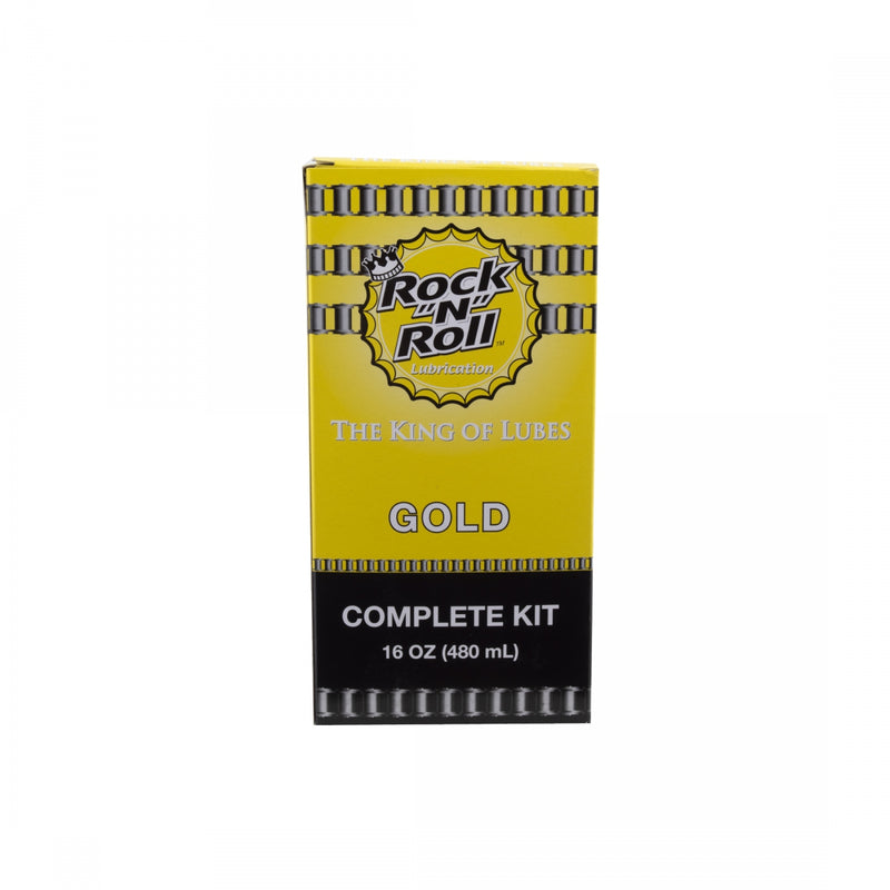 Load image into Gallery viewer, Rock N Roll Gold Chain Lube 16oz Kit Squeeze Bottle 16 oz