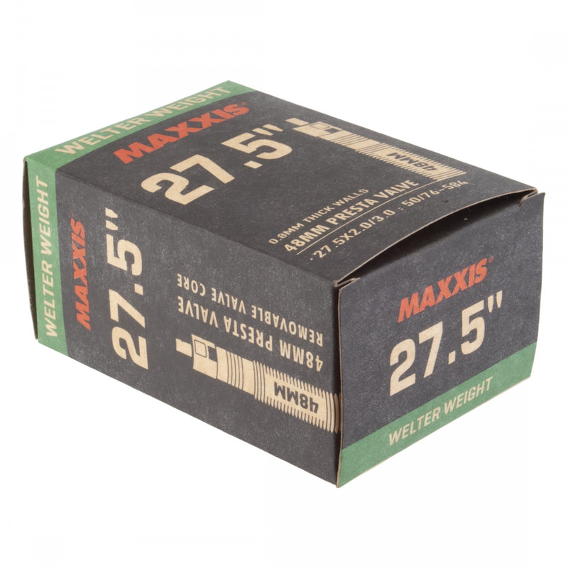 Load image into Gallery viewer, Pack of 2 Maxxis Welterweight Tube 27.5x2.0-3.0 PV 48mm 0d