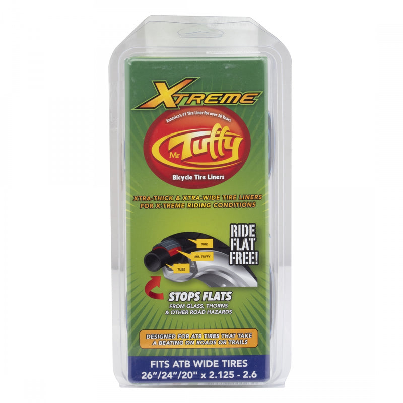 Load image into Gallery viewer, Mr Tuffy Mr. Tuffy X-Treme Tire Liner 20/24/26x2.125-2.6 Pair Blue