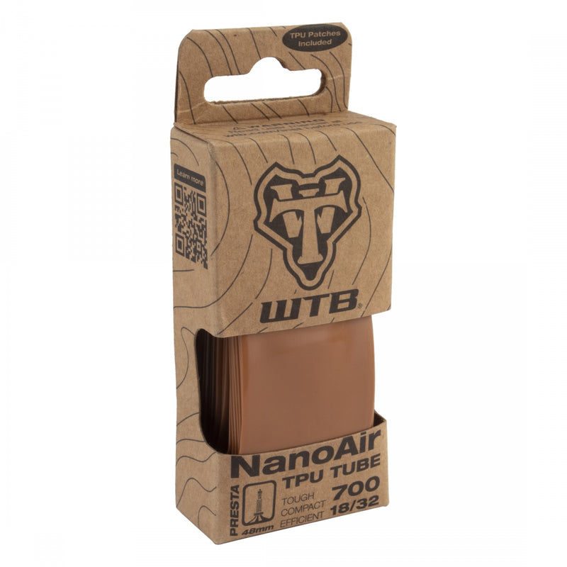 Load image into Gallery viewer, WTB NanoAir TPU Tube - 700 x 18 - 32, 48mm Presta Valve