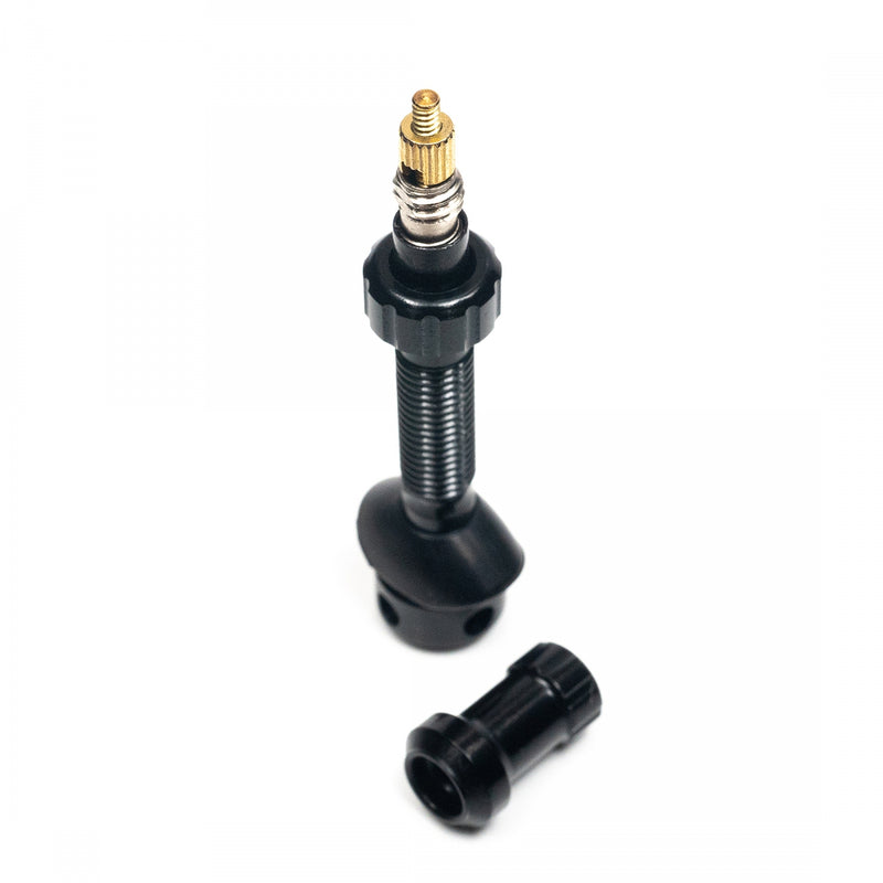 Load image into Gallery viewer, Stan's Tubeless Universal+ Valve Stems - Alloy, Extra Tall, 45mm, Black, Pair