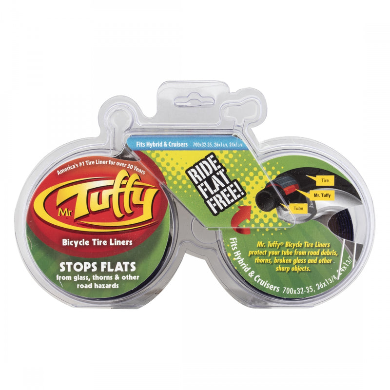 Load image into Gallery viewer, Mr Tuffy Mr. Tuffy Tire Liner 24/26x1-3/8 | 700x32-35 Pair Blue