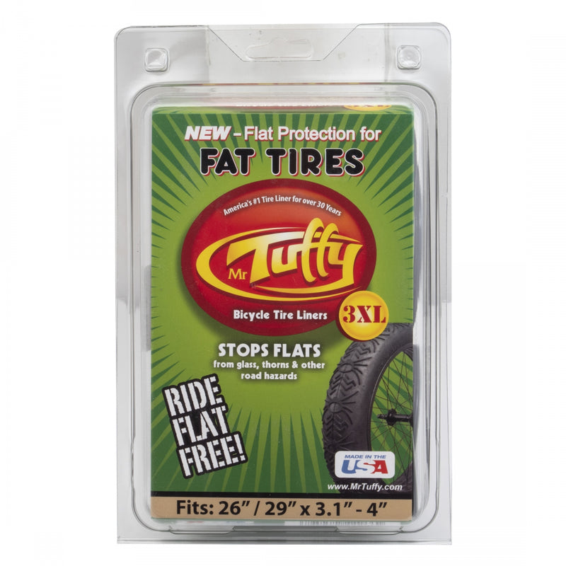 Load image into Gallery viewer, Mr Tuffy 3XL Fat Bike Tire Liner 26/29x3.1-4.0 Pair Tan